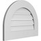 Ekena Millwork Round Top Surface Mount PVC Gable Vent: Functional, w/ 3-1/2"W x 1"P Standard Frame, 24"W x 18"H GVPRT24X1801SF - alternate 5